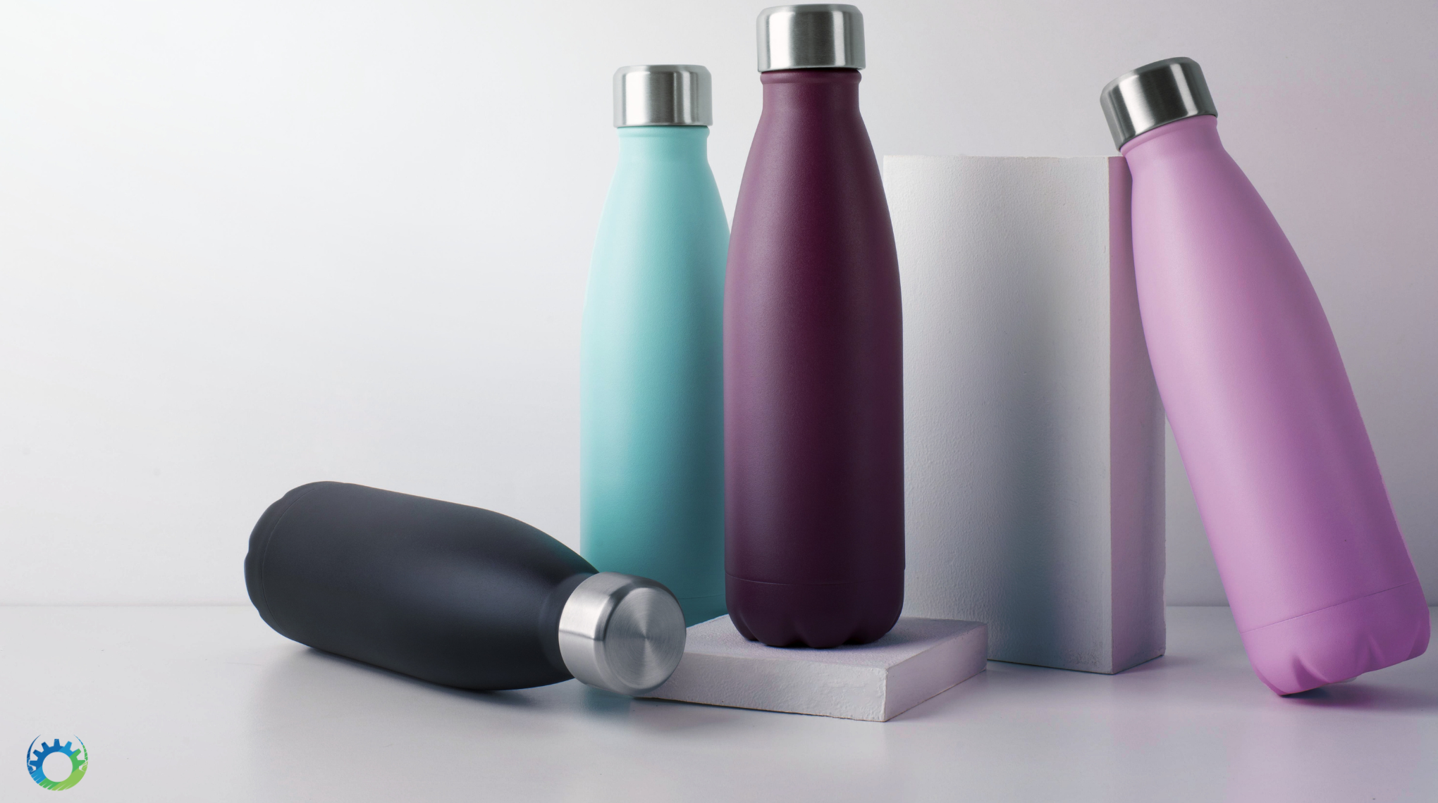 Powder coated tumblers