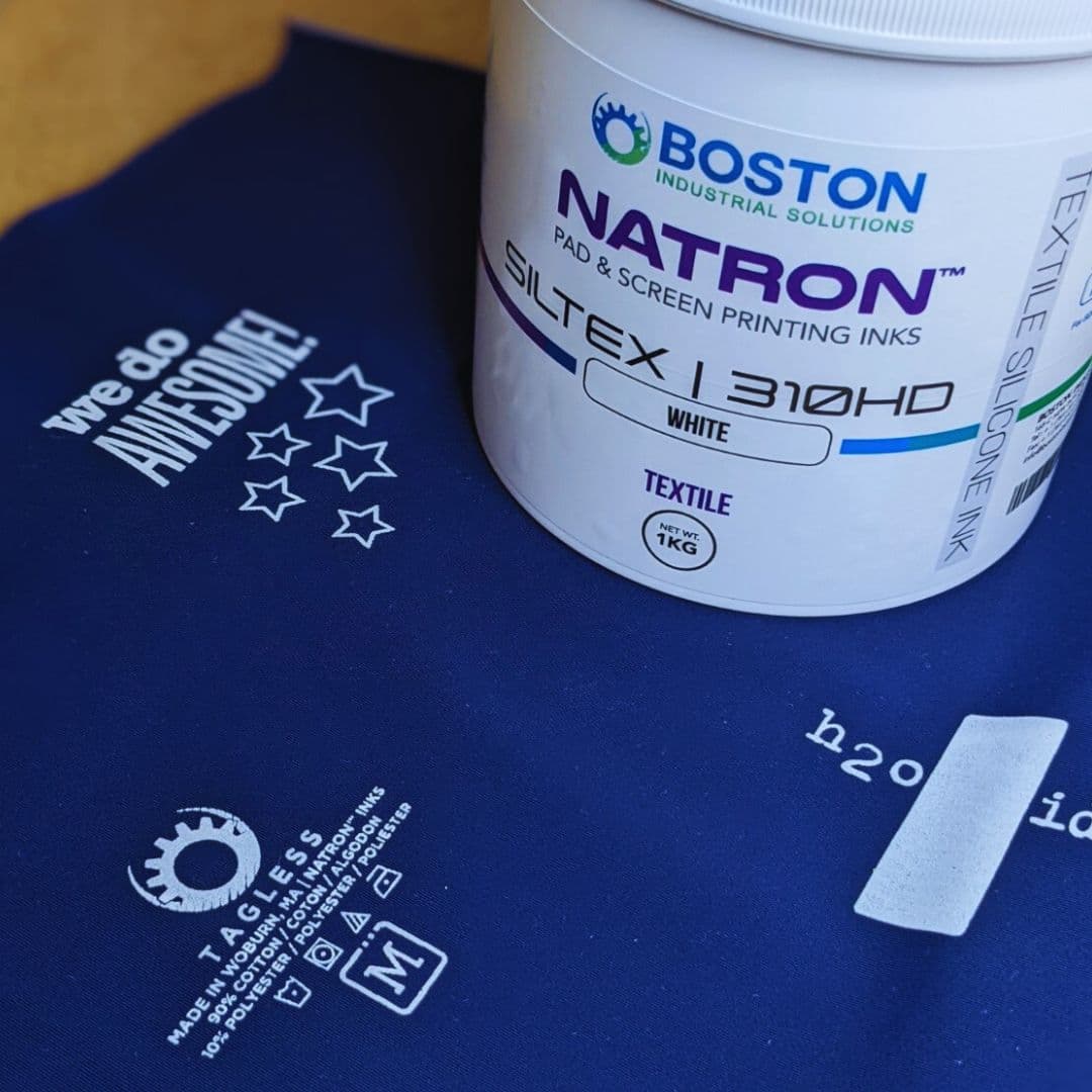 Silicone textile printing: SilTex HD ink